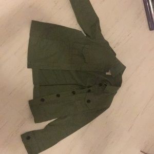 Adult gap army green jean jacket